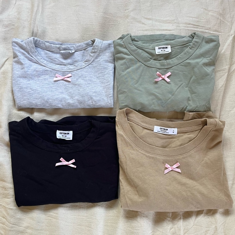 cotton on baby tee bundle